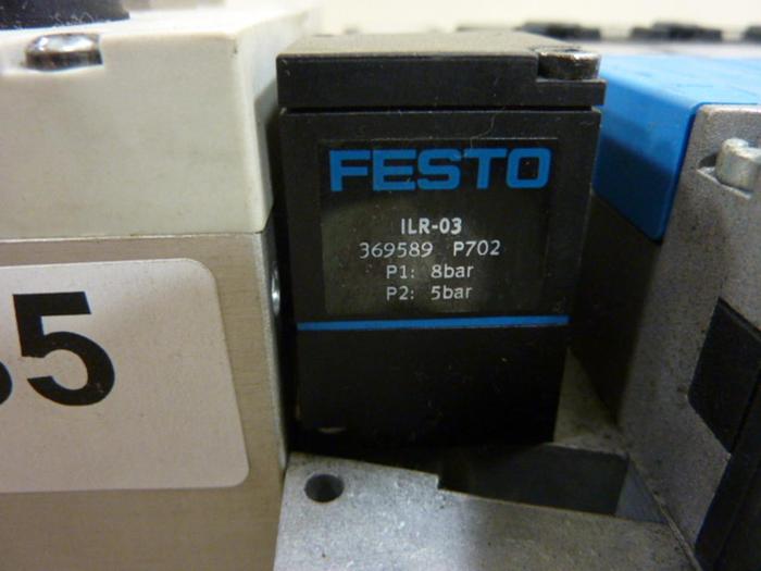 Used FESTO Control Block w/ Valves IFB8-03 #52735