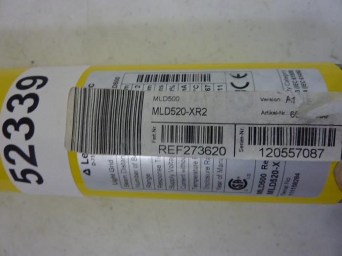 Used LEUZE Light Curtain Receiver MLD520-XR2 #52339