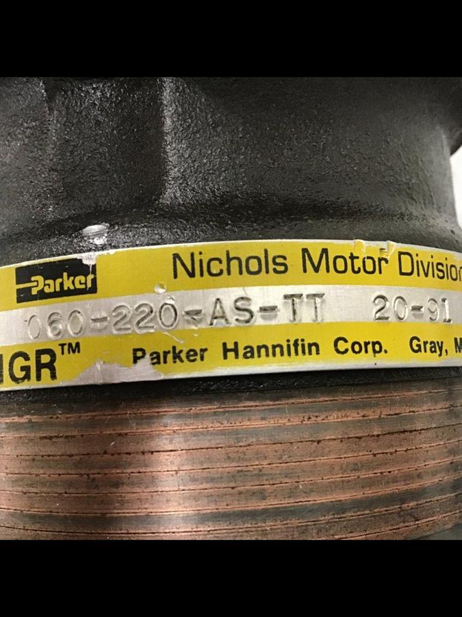 Used PARKER Die Height Adjustment Hydraulic Motor 060-220-AS-TT  USED 