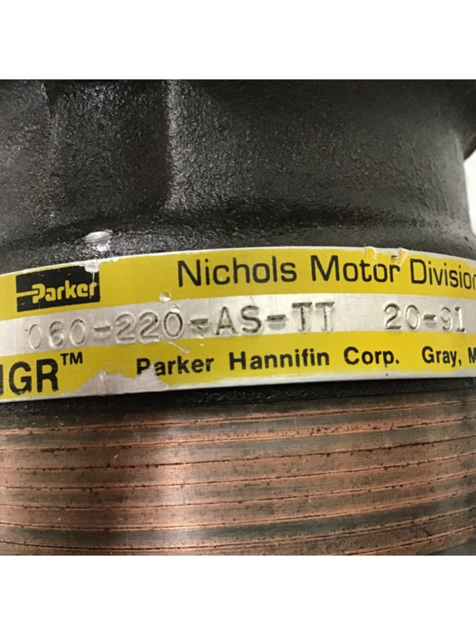 Used PARKER Die Height Adjustment Hydraulic Motor 060-220-AS-TT  USED 