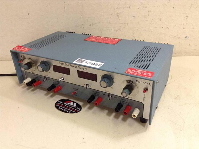 Used VIZ Dual DC Power Supply WP-707A #75882