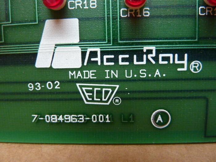Used ACCURAY Circuit Board 7-084963-001 L1 Used