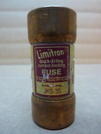 Used LIMITRON 35 Amp Fuse JKS-35 #27819