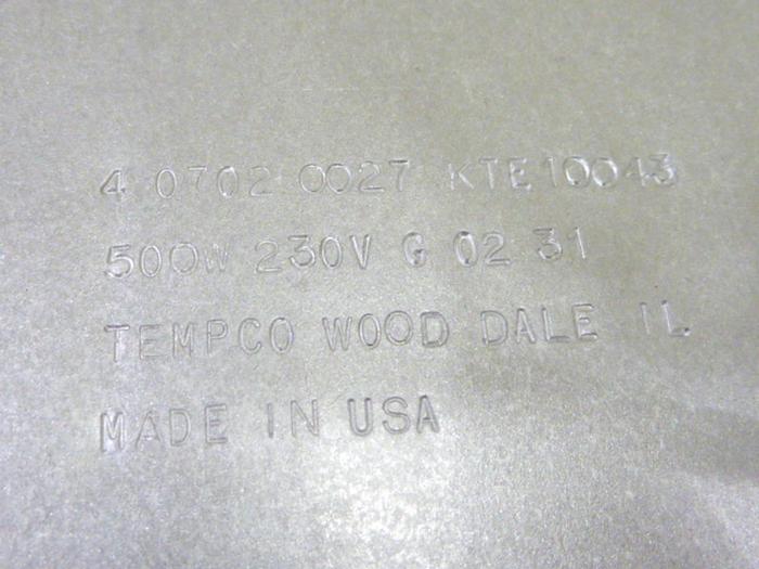 TEMPCO Radiant Heater KTE10043 #43035
