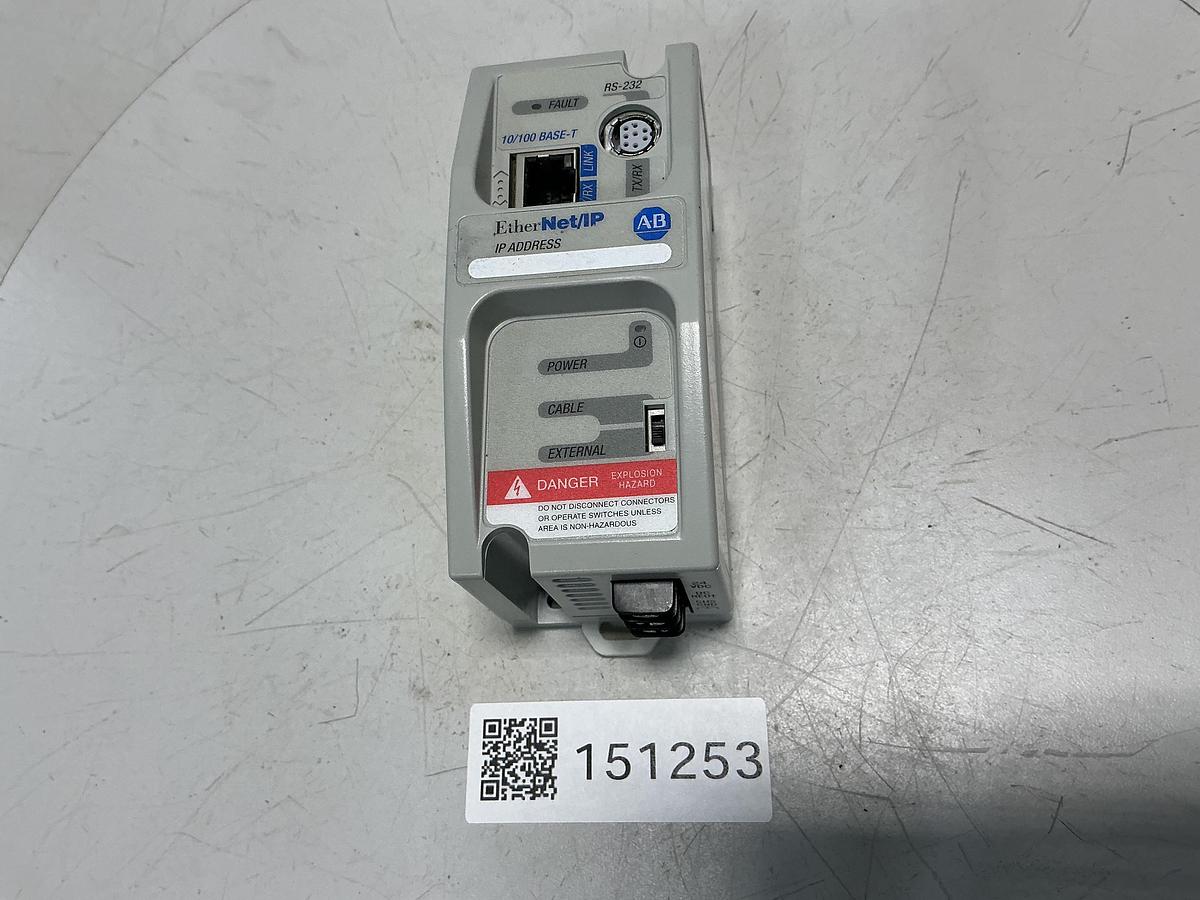 Used ALLEN BRADLEY 1761-NET-ENI SER.D