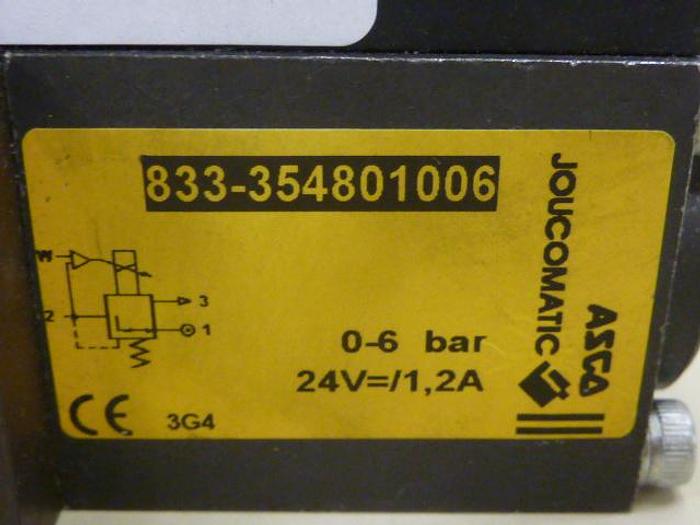 Used ASCO Valve 833-354801006 #64036