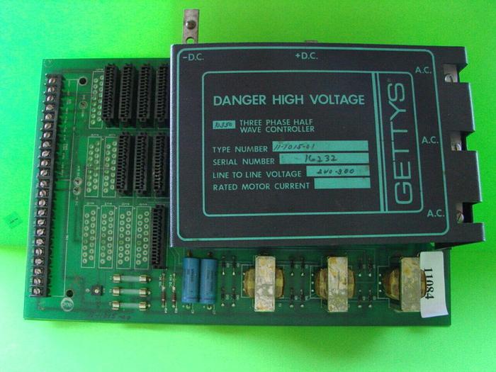 Used GETTYS Half Wave Controller 11-1015-01 #11086