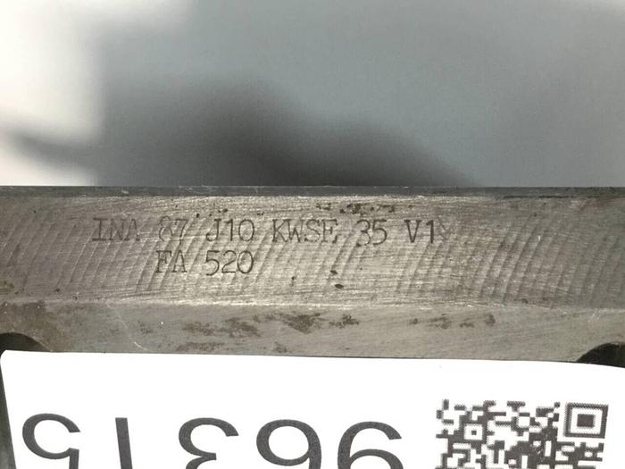 Used GENERIC Linear Recirculating Ball Bearing INA 87 J10 KWSE 35 V1 FA 520 #96315
