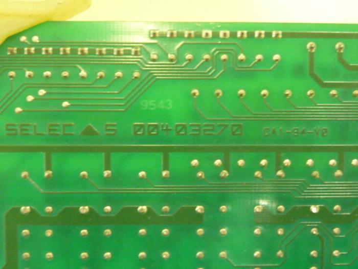 Used SELEC Circuit Board 00403270 #63278
