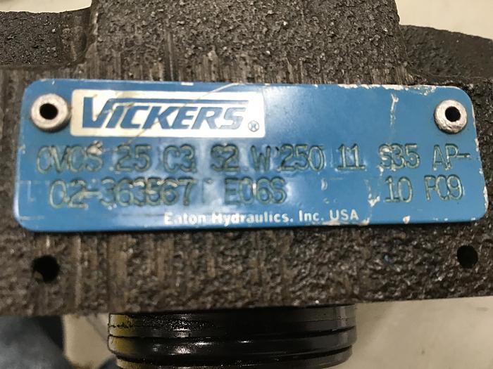 Used VICKERS CVCS25C3S2W25011S35 Valve Used #141827
