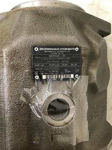 Used BRUENINGHAUS HYDROMATIK AA10VS071DFR131R Used #143770
