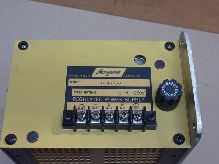 Used ACOPIAN Regulated Power Supply B24G350 USED