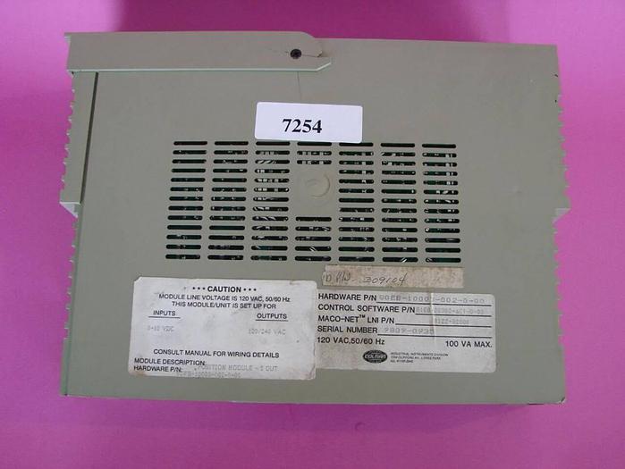 Used BARBER COLMAN Process Module 80EB-10003-002-0-00 Used