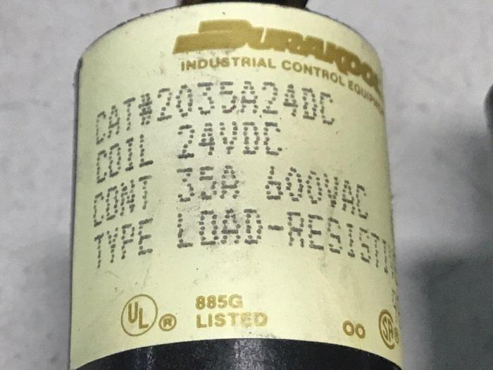 Used DURAKOOL Contactor Relay 2035A24DC Used
