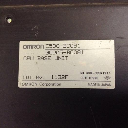 Used OMRON CPU Base Unit C500-BC081 Used