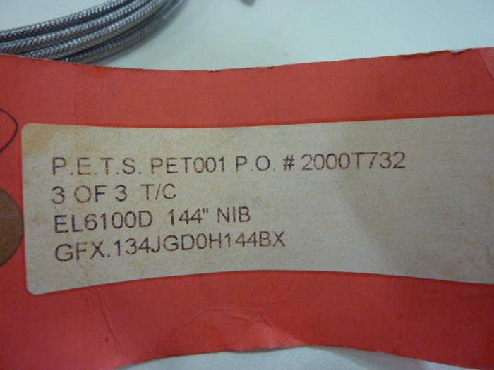 Used PETS INC Thermocouple GFX.134JGD0H144BX #58690