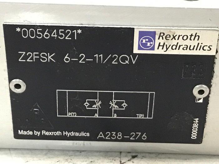 Used REXROTH Valve Z2FSK621120V #133008