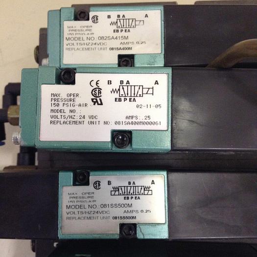 Used NUMATICS Control Block w/ Valves 082SA415M #80030