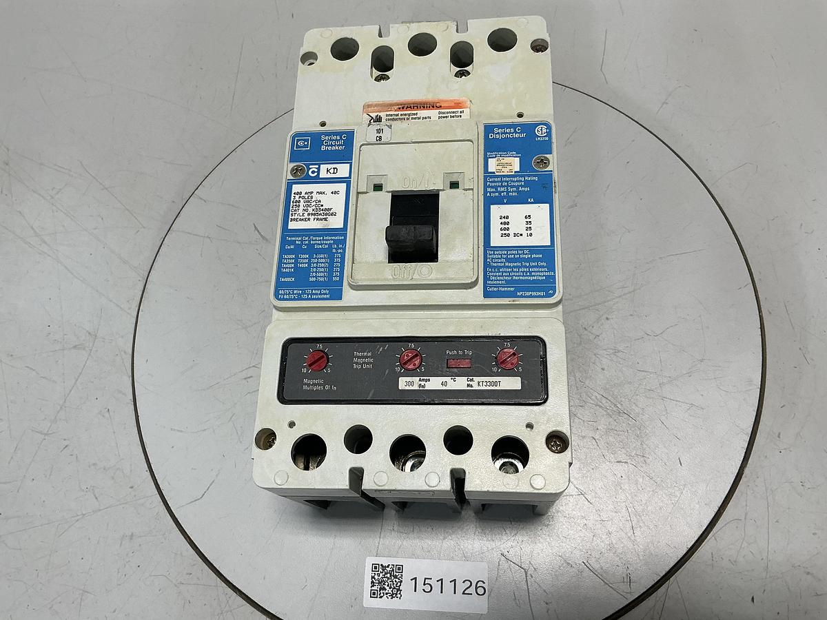 Used CUTLER HAMMER KD3400F