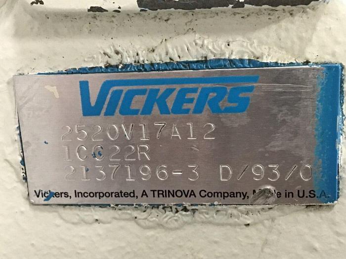 Used VICKERS Vane Pump 2520V17A12 Used