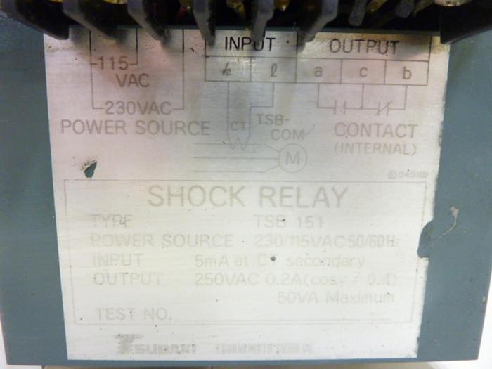 Used TSUBAKI Shock Relay TSB 151 #45477