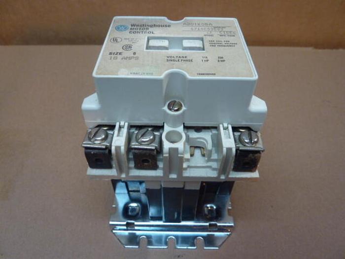 Used WESTINGHOUSE Contactor A201K0BA #32899
