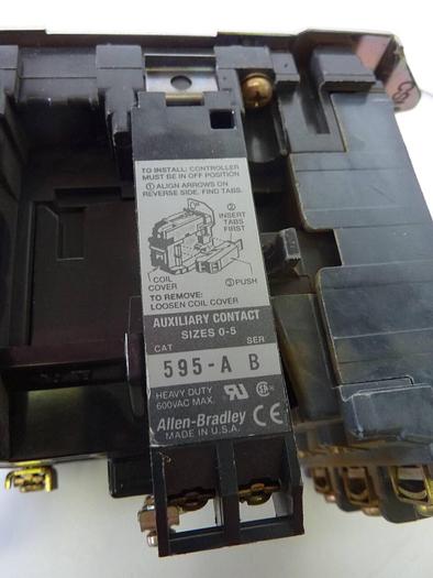Used ALLEN BRADLEY Motor Starter Size 1 509-BOD-B1E SER B #5820