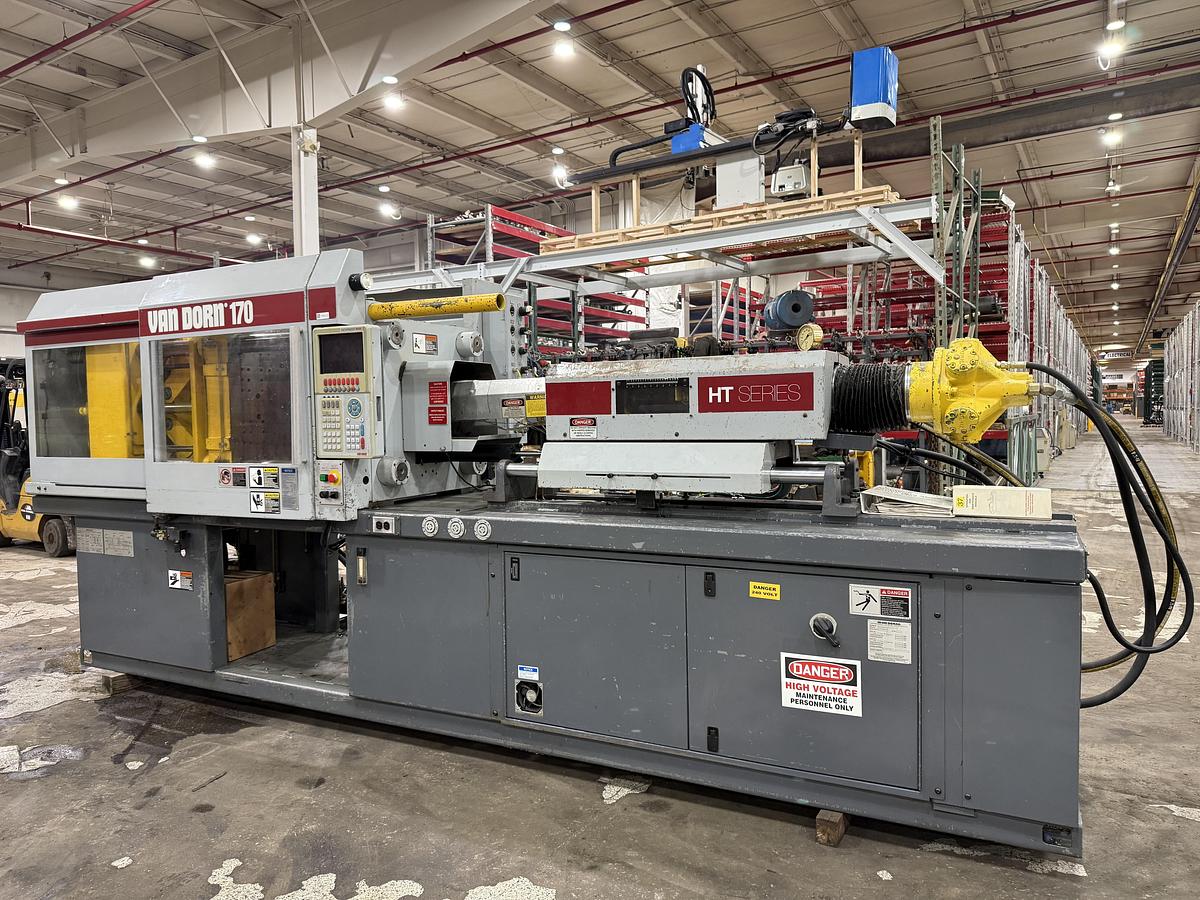 Used VAN DORN DEMAG 170 Ton Injection Molding Machine 170HT-3.7 USED #145210