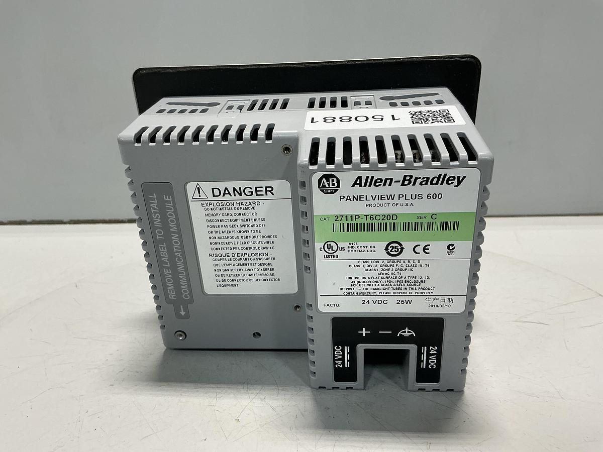 Used ALLEN BRADLEY 2711P-T6C20D