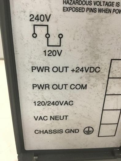 Used ALLEN BRADLEY Power Supply & Slot Rack 1746-P1 SER A / 1746-A4 SER B #127855