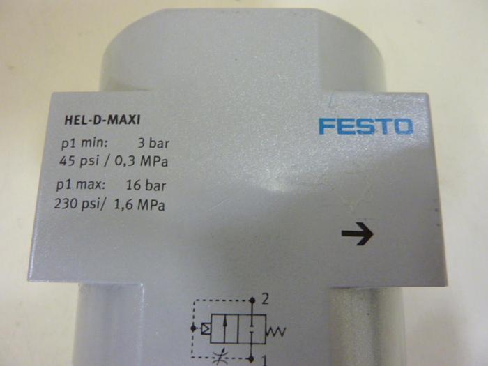 Used FESTO On/Off Valve HEL-D-MAXI #64013
