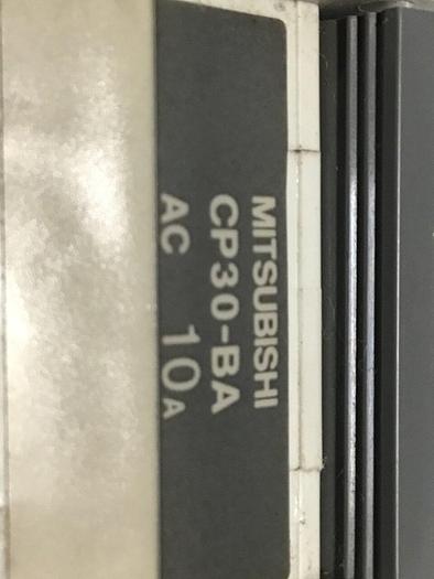 Used MITSUBISHI 10 Amp Circuit Protector CP30-BA-2P-10A #119643