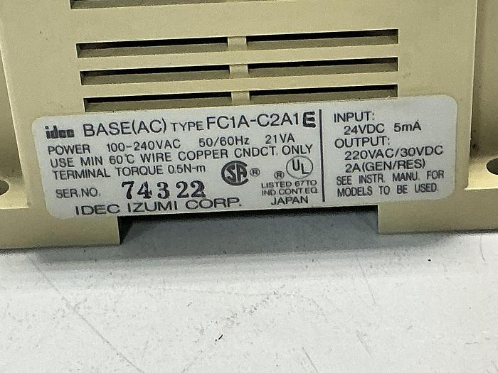 Used IDEC FC1A-C2A1E