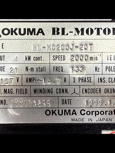 Used OKUMA BL-MC200J-20T