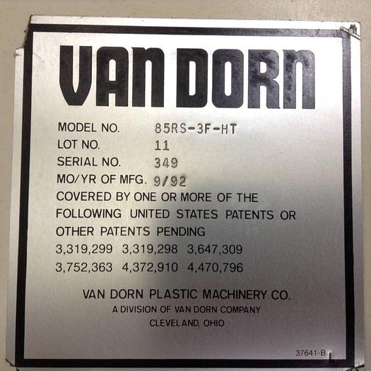 Used VAN DORN Instrumentation Board Circuit Board 370088 #100260