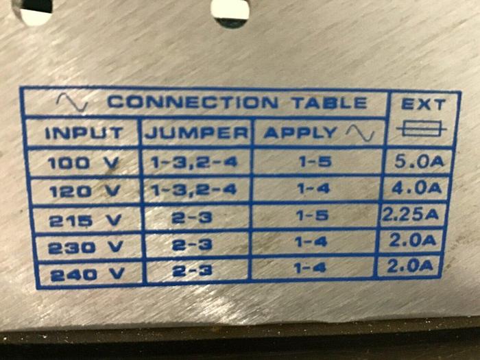 Used CONDOR Power Supply HDCC150W-A+ #120659