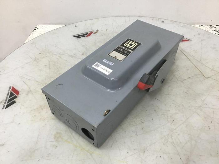 Used SQUARE D Disconnect Switch HU363 SER F1 USED