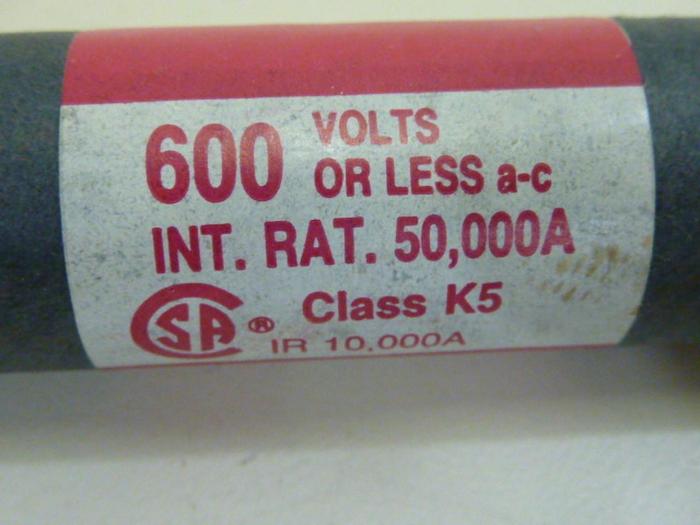 Used BUSS / BUSSMANN 25 Amp Fuse NOS-25 #47420