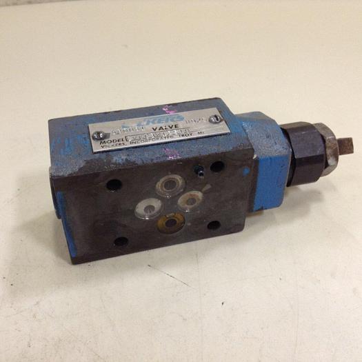 Used VICKERS Relief Valve CVGC 3 W 125 10 #72638