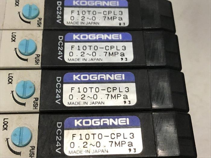 Used KOGANEI Manifold w/ Valves F10M4AJ #120900