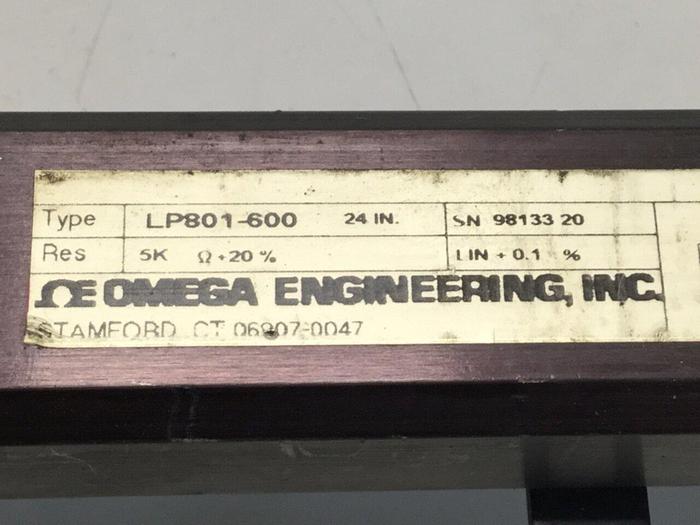 Used OMEGA ENGINEERING Linear Potentiometer LP801-600 #109949