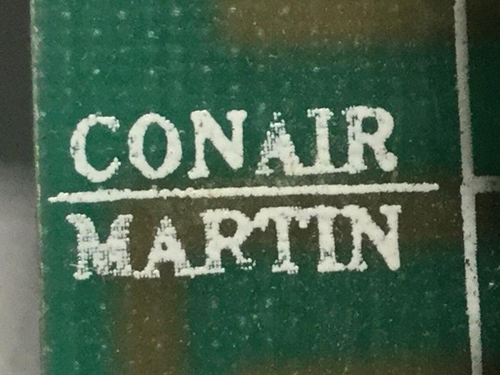 Used CONAIR MARTIN Quad Relay 3 RELAY #101415