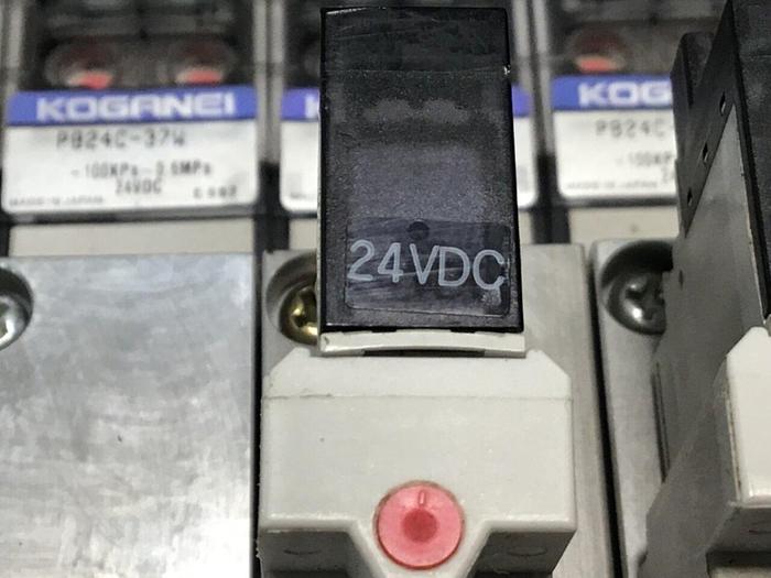 Used KOGANEI Manifold with Valve PBM8P-9W #120994