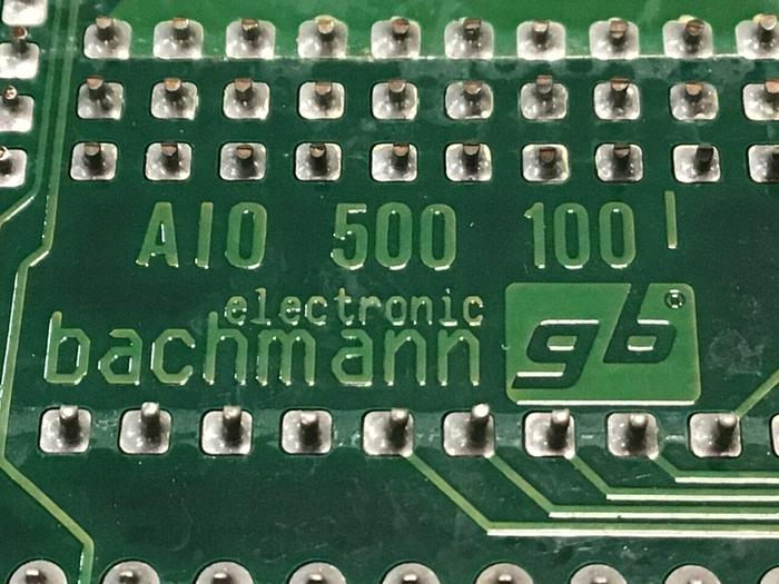 Used BACHMANN ELECTRONIC Circuit Board AIO 500 100 #120050