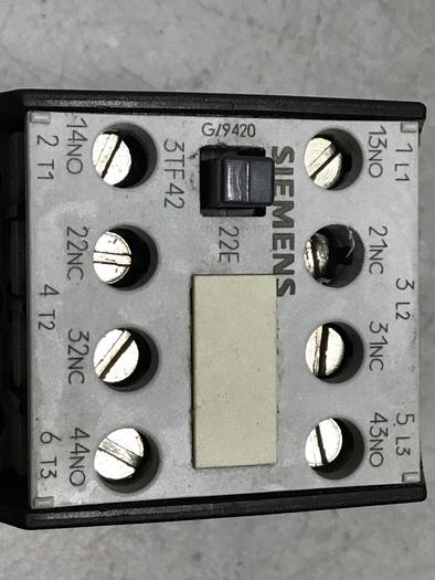 Used SIEMENS Contactor 3TF4222-OA #123152