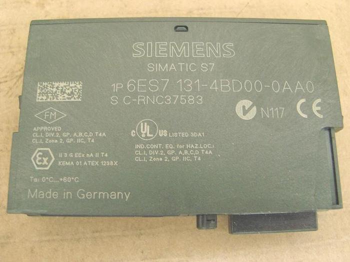 Used SIEMENS Input Module 6ES7 131-4BD00-0AA0 #12591