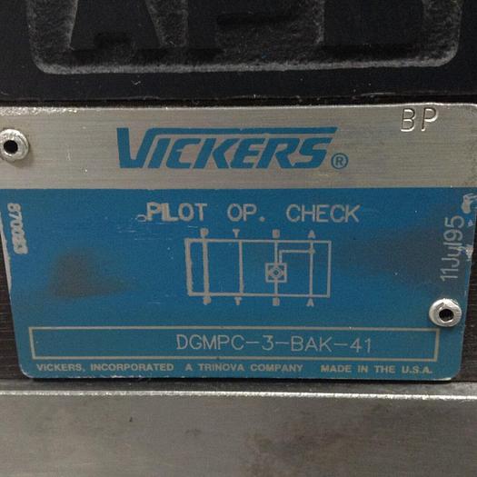 Used VICKERS Valves DG4V-3-2AL-M-U-HL7-60 #89645
