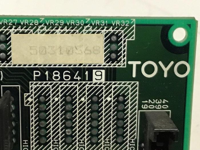 Used TOYO Circuit Board P186419 Used