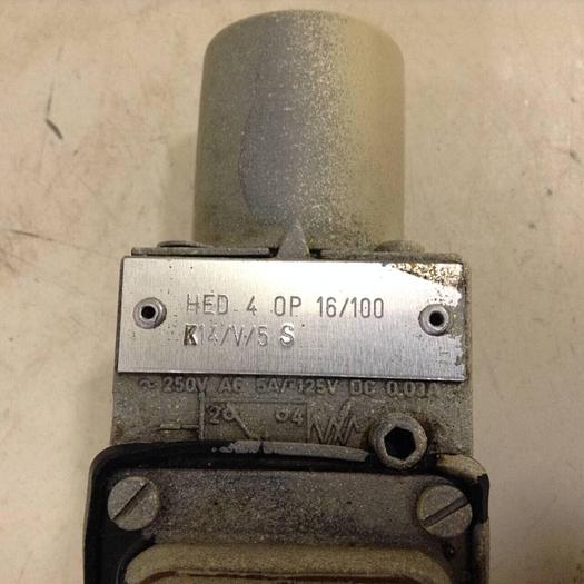 Used REXROTH Solenoid Valve HED 4 0P 16/100 K14/V/5 S #80566