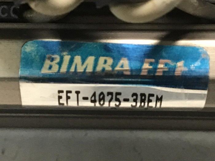 Used BIMBA Pneumatic Cylinder EFT-4075-3BEM #113662